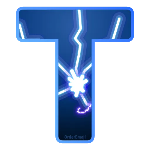 ⚡️ Эмодзи «Lightning #foradmins #decor #font» для Telegram