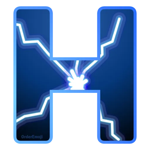 ⚡️ Эмодзи «Lightning #foradmins #decor #font» для Telegram