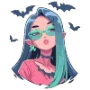 👄 Эмодзи «💚 Набор эмоджи с изумрудным рандомчиком» для Telegram