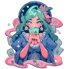 👄 Эмодзи «💚 Набор эмоджи с изумрудным рандомчиком» для Telegram
