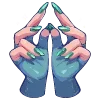 💅 Эмодзи «💚 Набор эмоджи с изумрудным рандомчиком» для Telegram