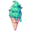 🍦 Эмодзи «💚 Набор эмоджи с изумрудным рандомчиком» для Telegram