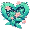 💚 Эмодзи «💚 Набор эмоджи с изумрудным рандомчиком» для Telegram