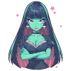 👄 Эмодзи «💚 Набор эмоджи с изумрудным рандомчиком» для Telegram