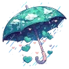 ☂️ Эмодзи «💚 Набор эмоджи с изумрудным рандомчиком» для Telegram