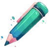 ✏️ Эмодзи «💚 Набор эмоджи с изумрудным рандомчиком» для Telegram