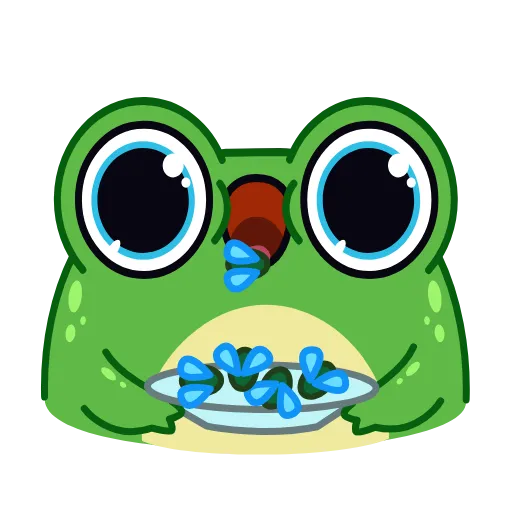 🍽 Стикер «Жабка» для Telegram