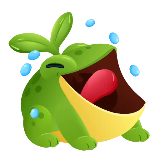🤩 Эмодзи «Жабка» для Telegram
