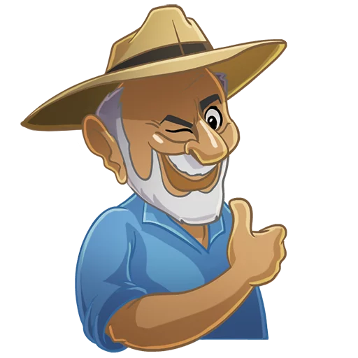 Стикерпак JacqueFresco для Telegram — скачать