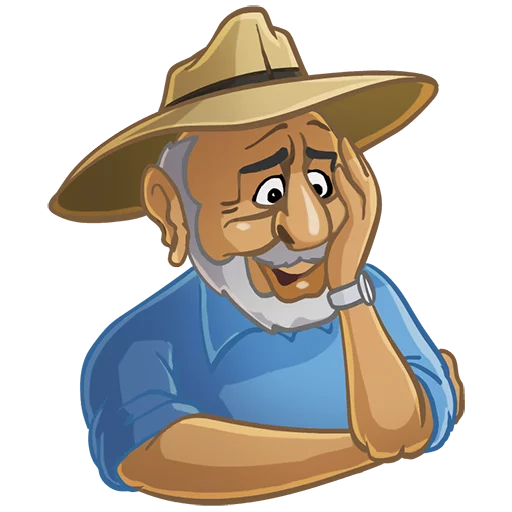 🤔 Стикер «JacqueFresco» для Telegram