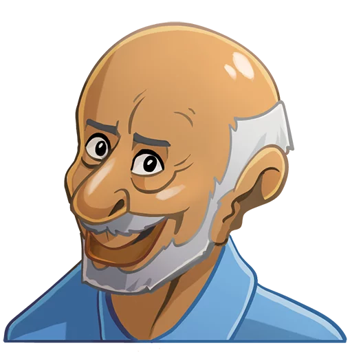 😀 Стикер «JacqueFresco» для Telegram
