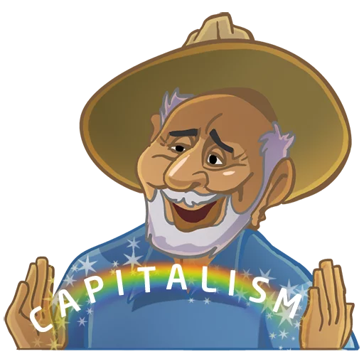 🤠 Стикер «JacqueFresco» для Telegram