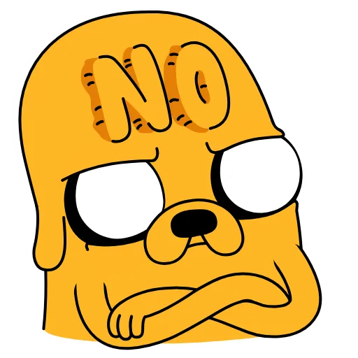 😒 Эмодзи «Jake» для Telegram