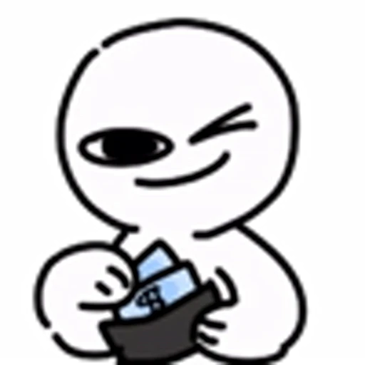 👛 Стикер «human and unicorn» для Telegram
