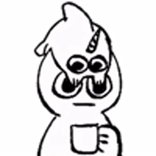 😵‍💫 Стикер «human and unicorn» для Telegram