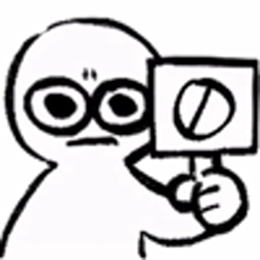 🚫 Стикер «human and unicorn» для Telegram