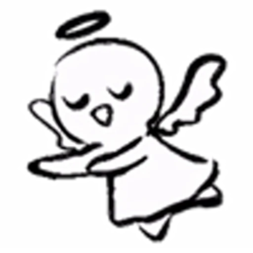 👼 Стикер «human and unicorn» для Telegram