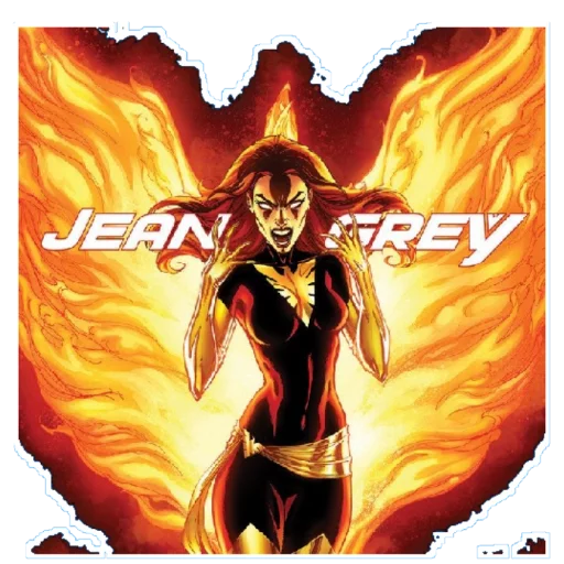 😡 Стикер «Jean Grey» для Telegram