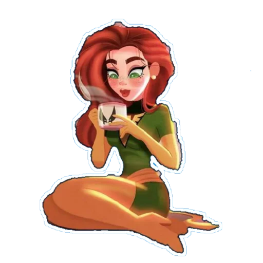☕️ Стикер «Jean Grey» для Telegram