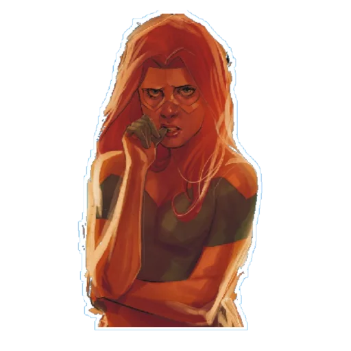 😒 Стикер «Jean Grey» для Telegram