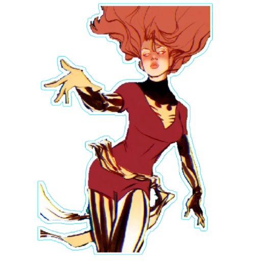 😘 Стикер «Jean Grey» для Telegram