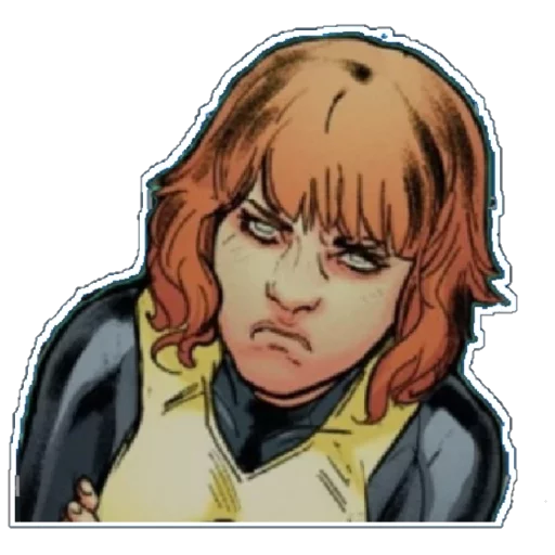 😠 Стикер «Jean Grey» для Telegram