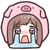 😭 Эмодзи «Jersey Chan ()» для Telegram