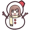 ⛄️ Эмодзи «Jersey Chan ()» для Telegram