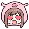 😍 Эмодзи «Jersey Chan ()» для Telegram