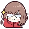 🤓 Эмодзи «Jersey Chan ()» для Telegram