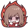 🔥 Эмодзи «Jersey Chan ()» для Telegram