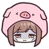 😩 Эмодзи «Jersey Chan ()» для Telegram