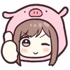 👍 Эмодзи «Jersey Chan ()» для Telegram
