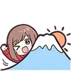 😉 Эмодзи «Jersey Chan ()» для Telegram