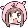 😨 Эмодзи «Jersey Chan ()» для Telegram
