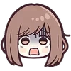 😨 Эмодзи «Jersey Chan ()» для Telegram