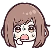 😰 Эмодзи «Jersey Chan ()» для Telegram