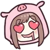 😍 Эмодзи «Jersey Chan ()» для Telegram