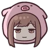 😑 Эмодзи «Jersey Chan ()» для Telegram