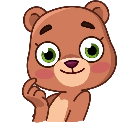 ☺️ Эмодзи «Jo Bear» для Telegram