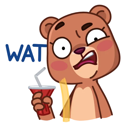 😲 Эмодзи «Jo Bear» для Telegram
