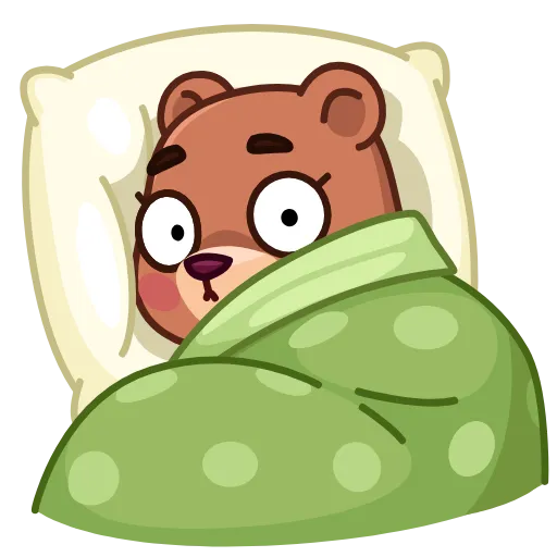 😴 Эмодзи «Jo Bear» для Telegram