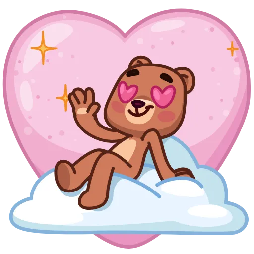 😍 Эмодзи «Jo Bear» для Telegram