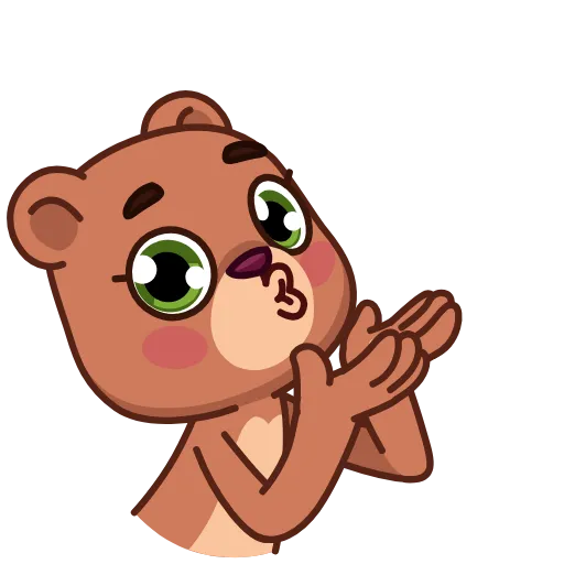 😘 Эмодзи «Jo Bear» для Telegram