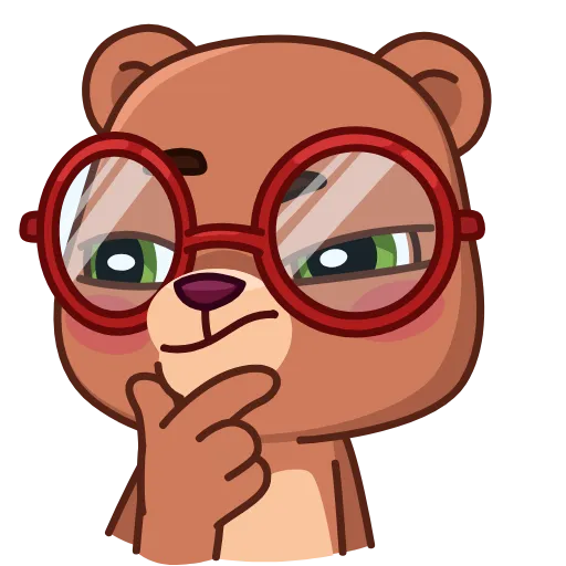 🤔 Эмодзи «Jo Bear» для Telegram