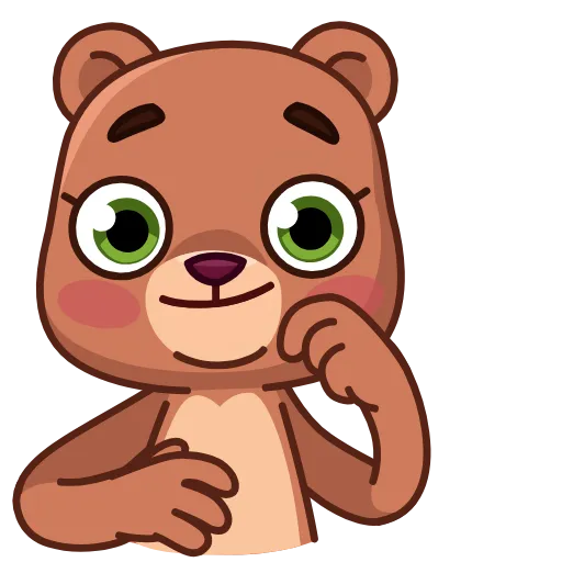 Эмодзи Jo Bear для Telegram — скачать