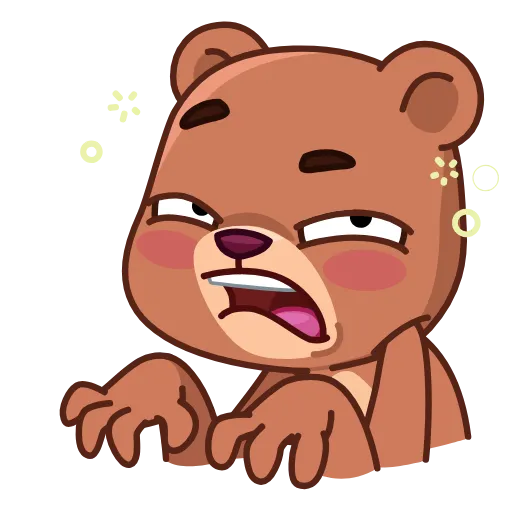 🤢 Эмодзи «Jo Bear» для Telegram