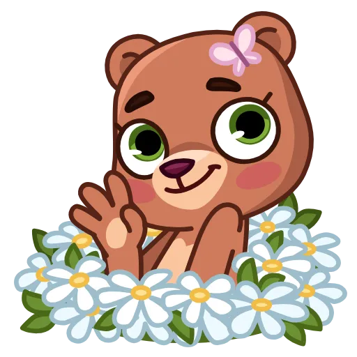 👋 Эмодзи «Jo Bear» для Telegram