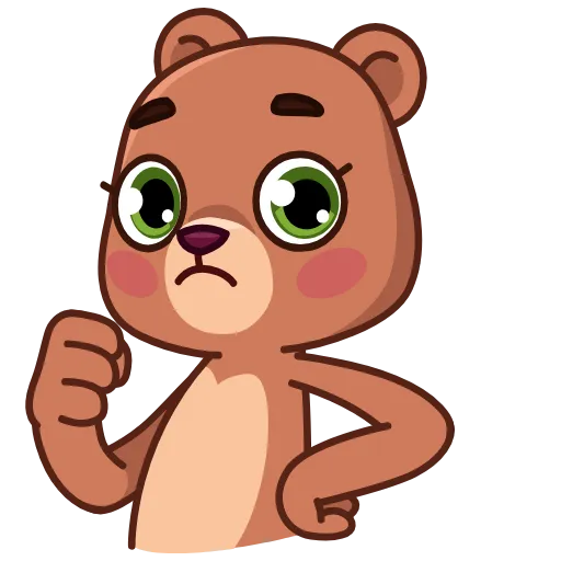 👍 Эмодзи «Jo Bear» для Telegram