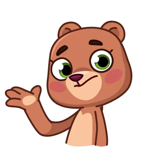 🤦‍♂️ Стикер «Jo Bear» для Telegram